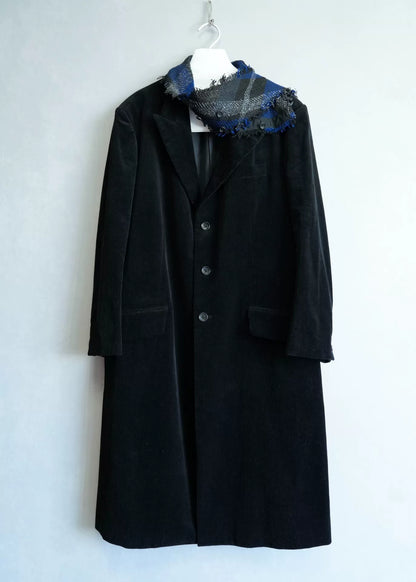 Yohji Yamamoto Corduroy Coat with Scarf