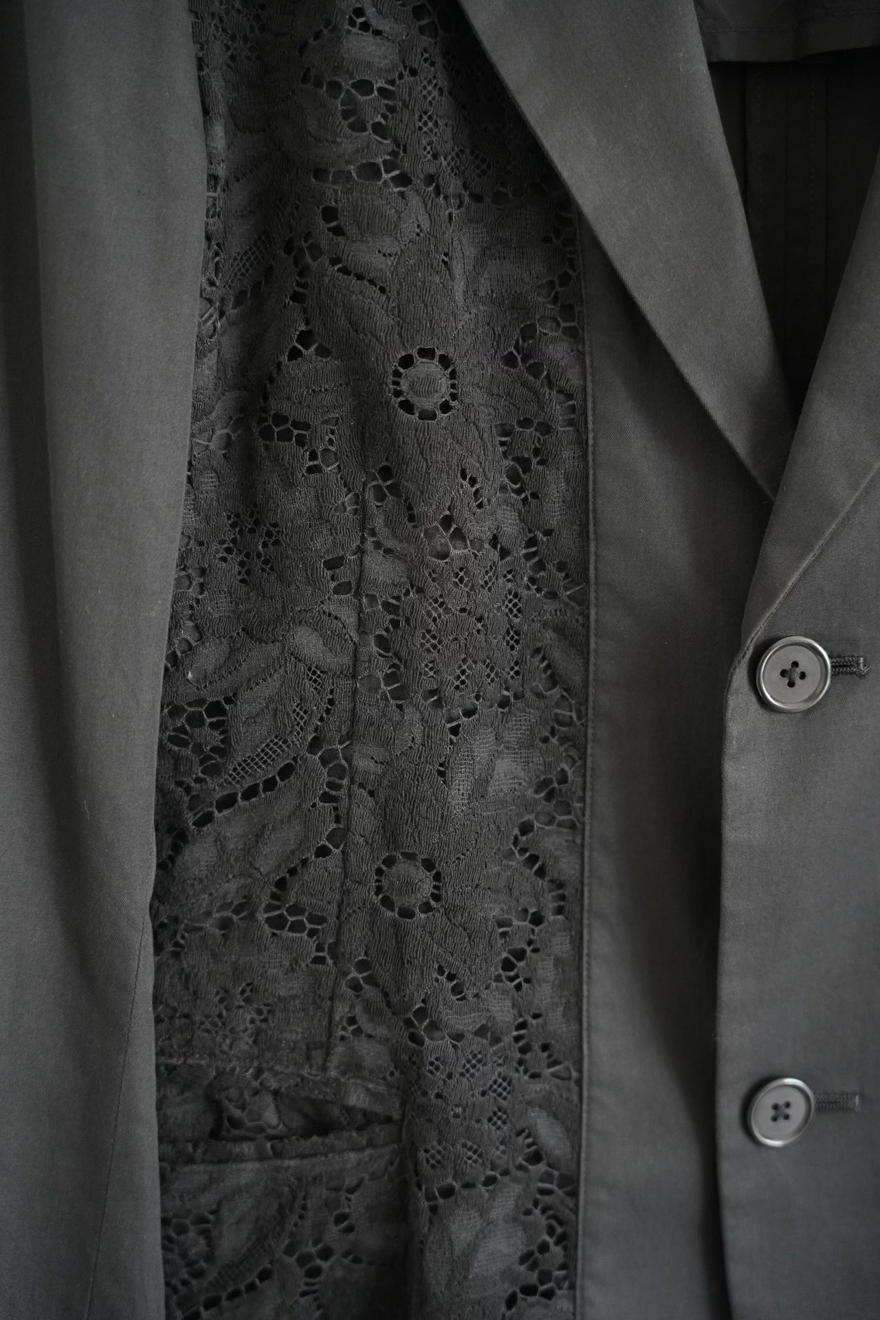 Yohji Yamamoto 09ss Lace Detail Suit