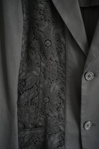 Yohji Yamamoto 09ss Lace Detail Suit