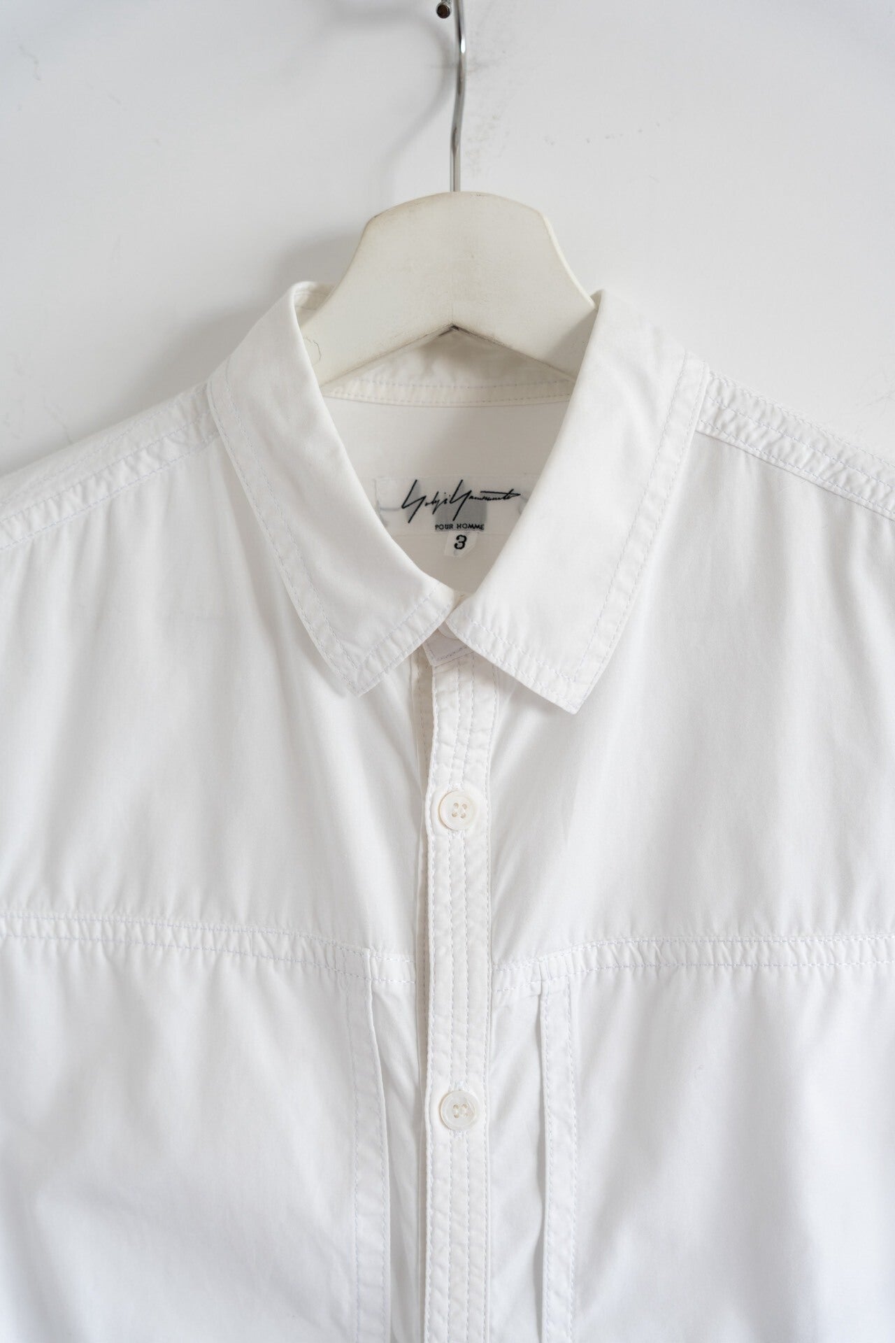 Yohji Yamamoto White Shirt with Unique Design