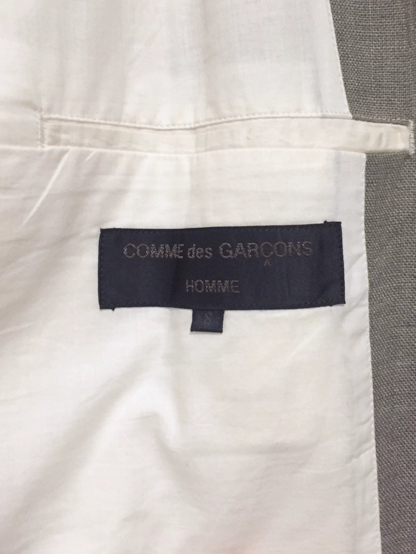 COMME des GARCONS Homme Green Linen Blazer
