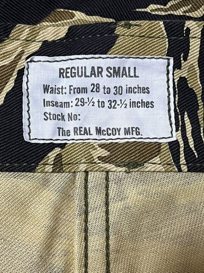 The Real McCoy Tiger Camouflage Gold Shorts