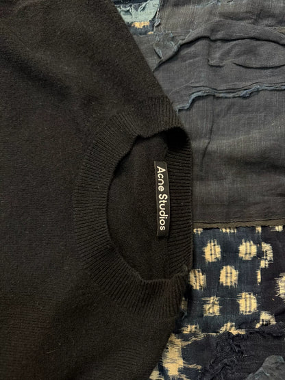 Acne Studios Black Knit Sweater Size L