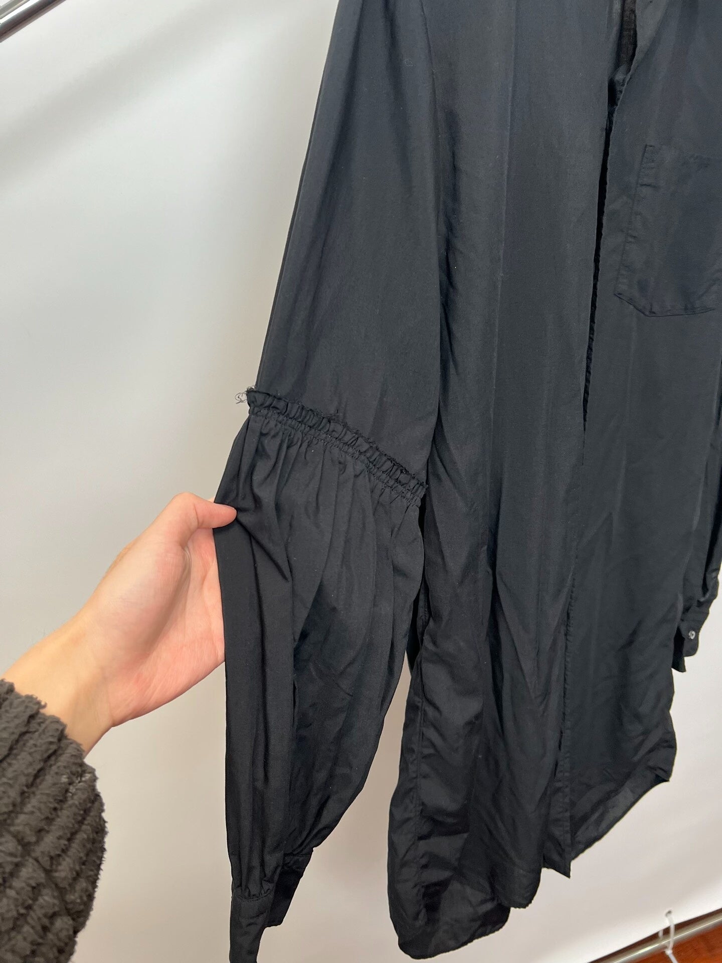 Comme des Garçons Black Lantern Sleeve Shirt