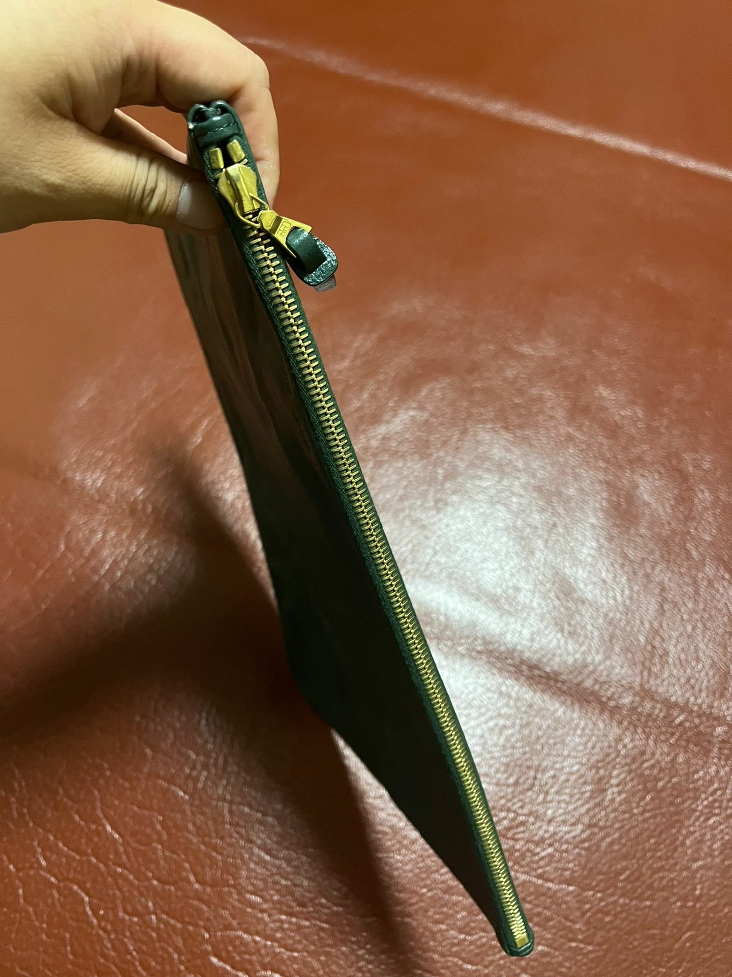 visvim Leather Clutch Handbag