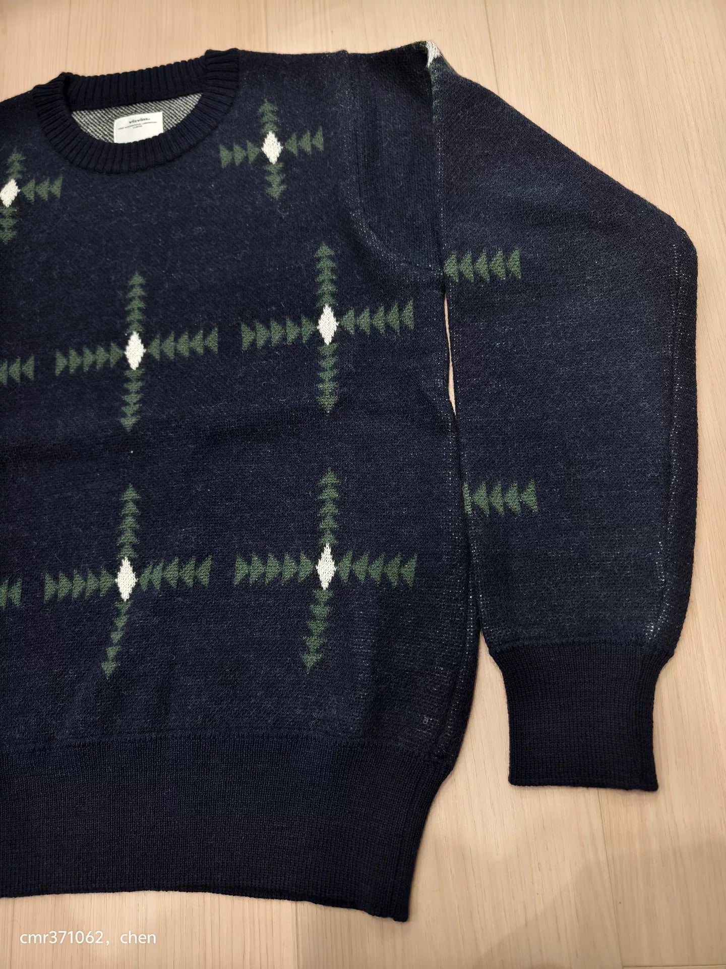 Visvim 18AW Vintage Jacquard Knit Blanket