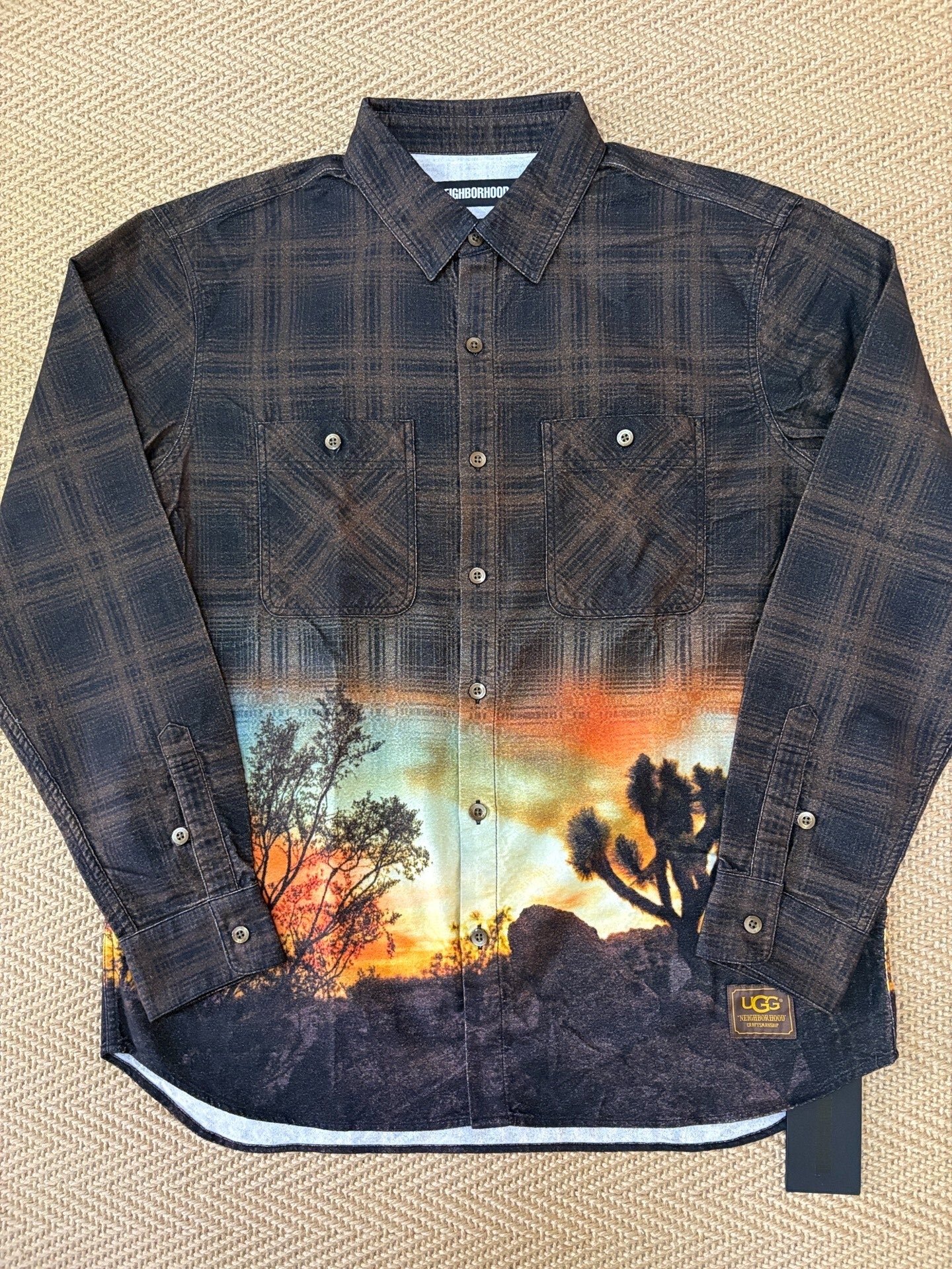 NEIGHBORHOOD x UGG 19AW Checkered Shirt