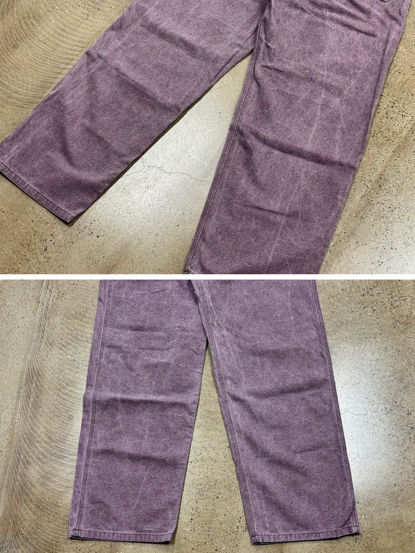 AURALEE Washed Organic Canvas Pants