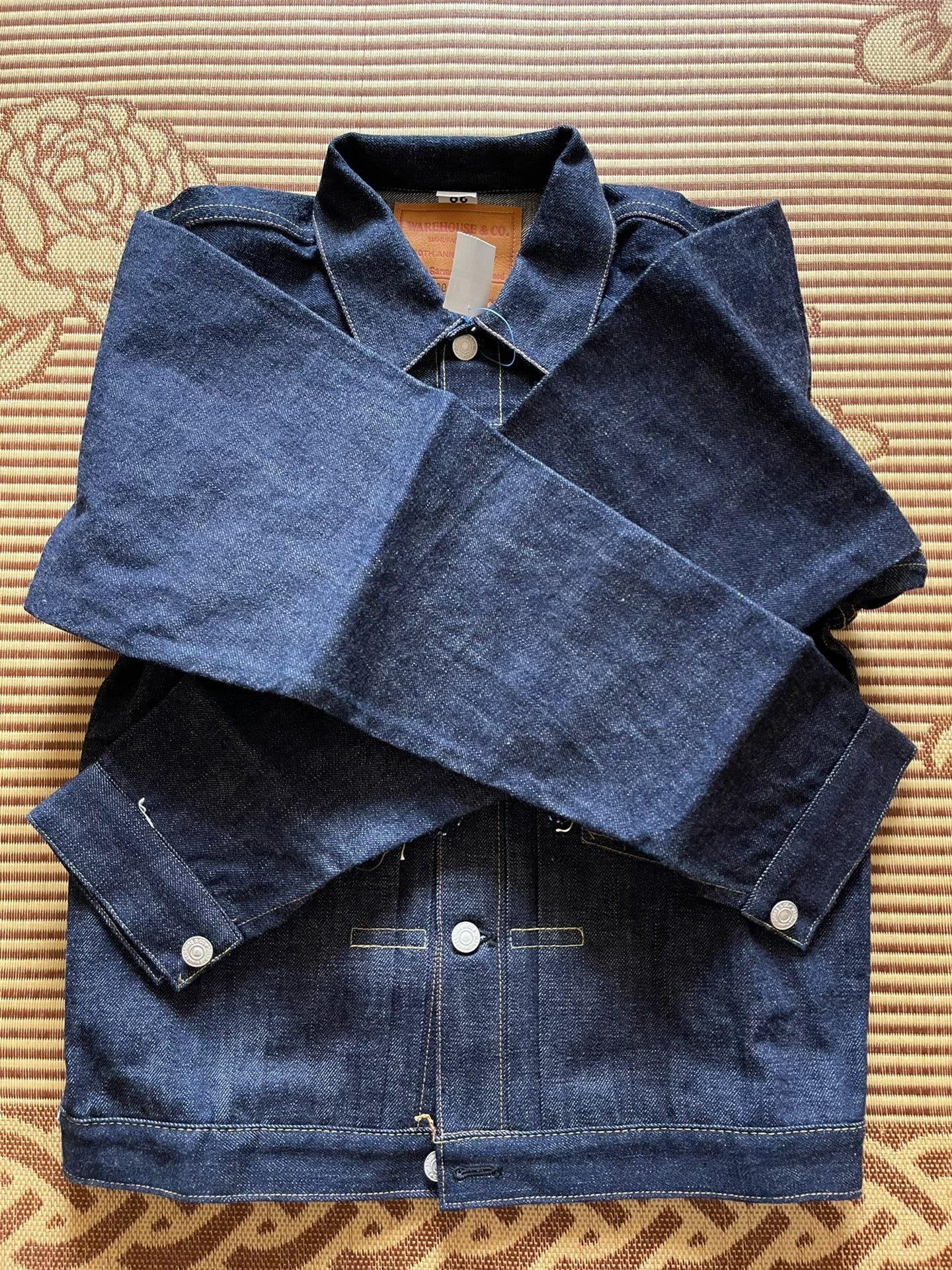 Warehouse 10th Anniversary Embroidered Denim Jacket