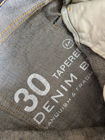 denim by vanquish & fragment cropped jeans