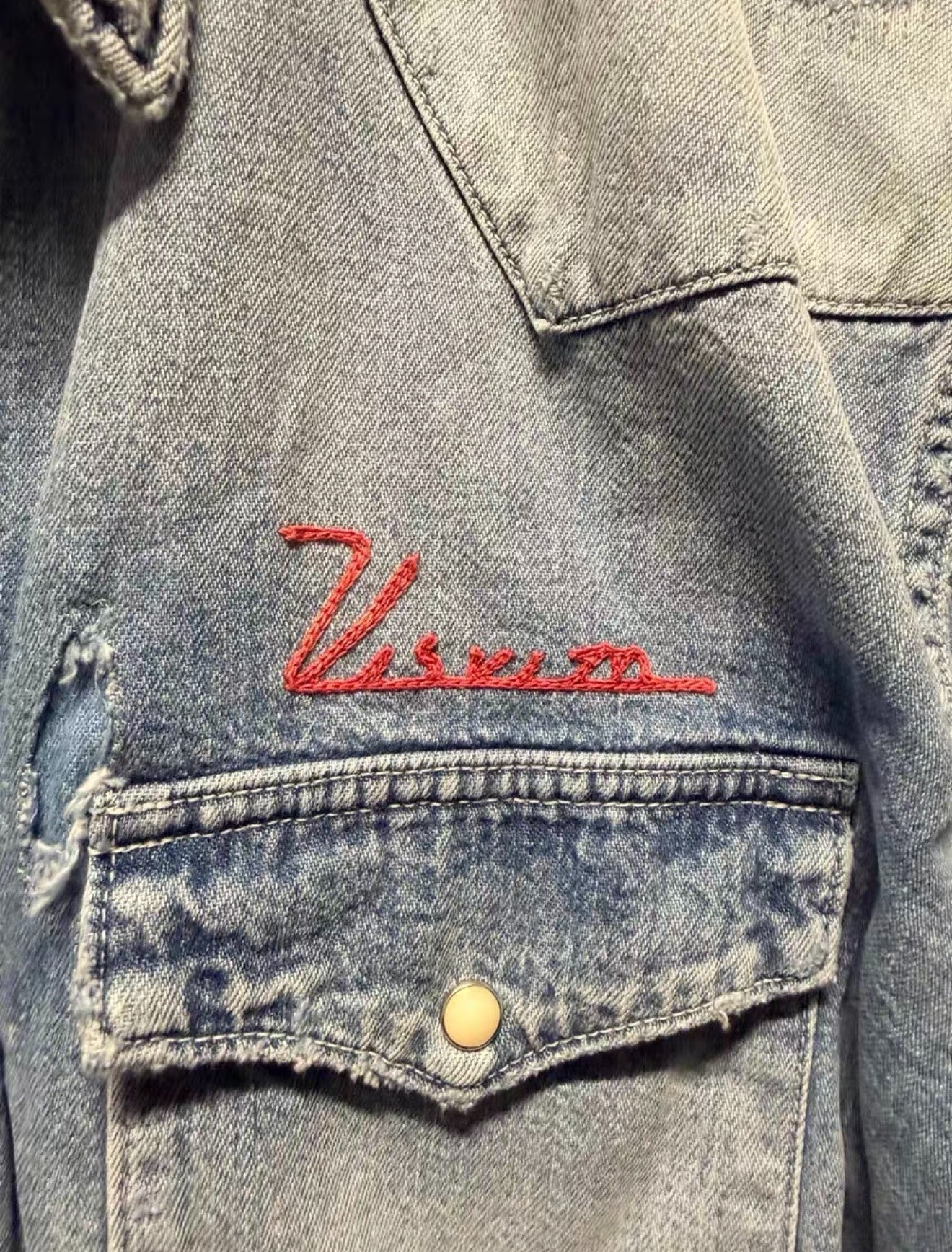 visvim Social Sculpture Crash Denim Shirt
