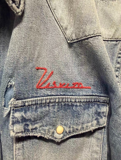 visvim Social Sculpture Crash Denim Shirt