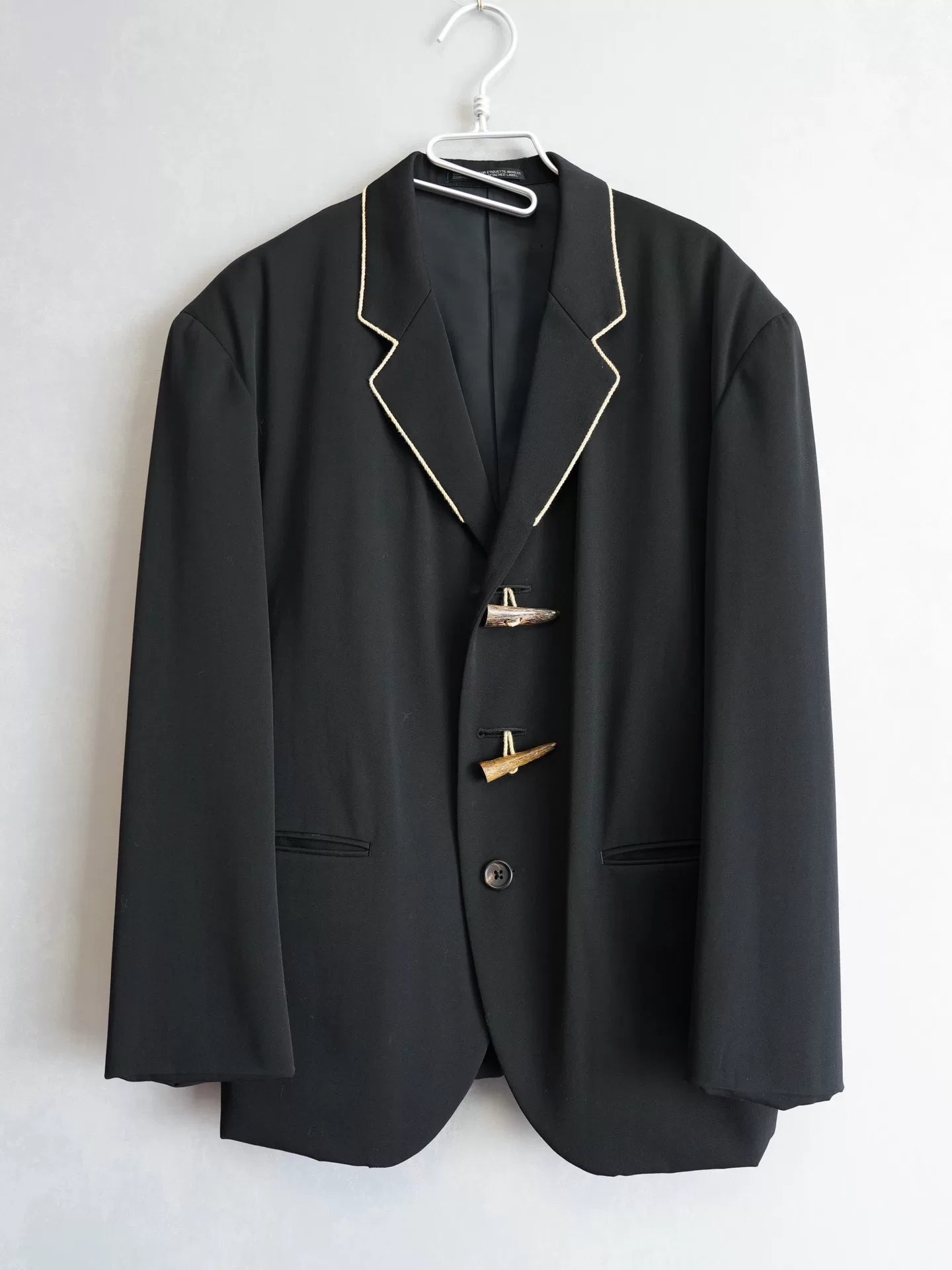 Yohji Yamamoto Black Jacket with Unique Details