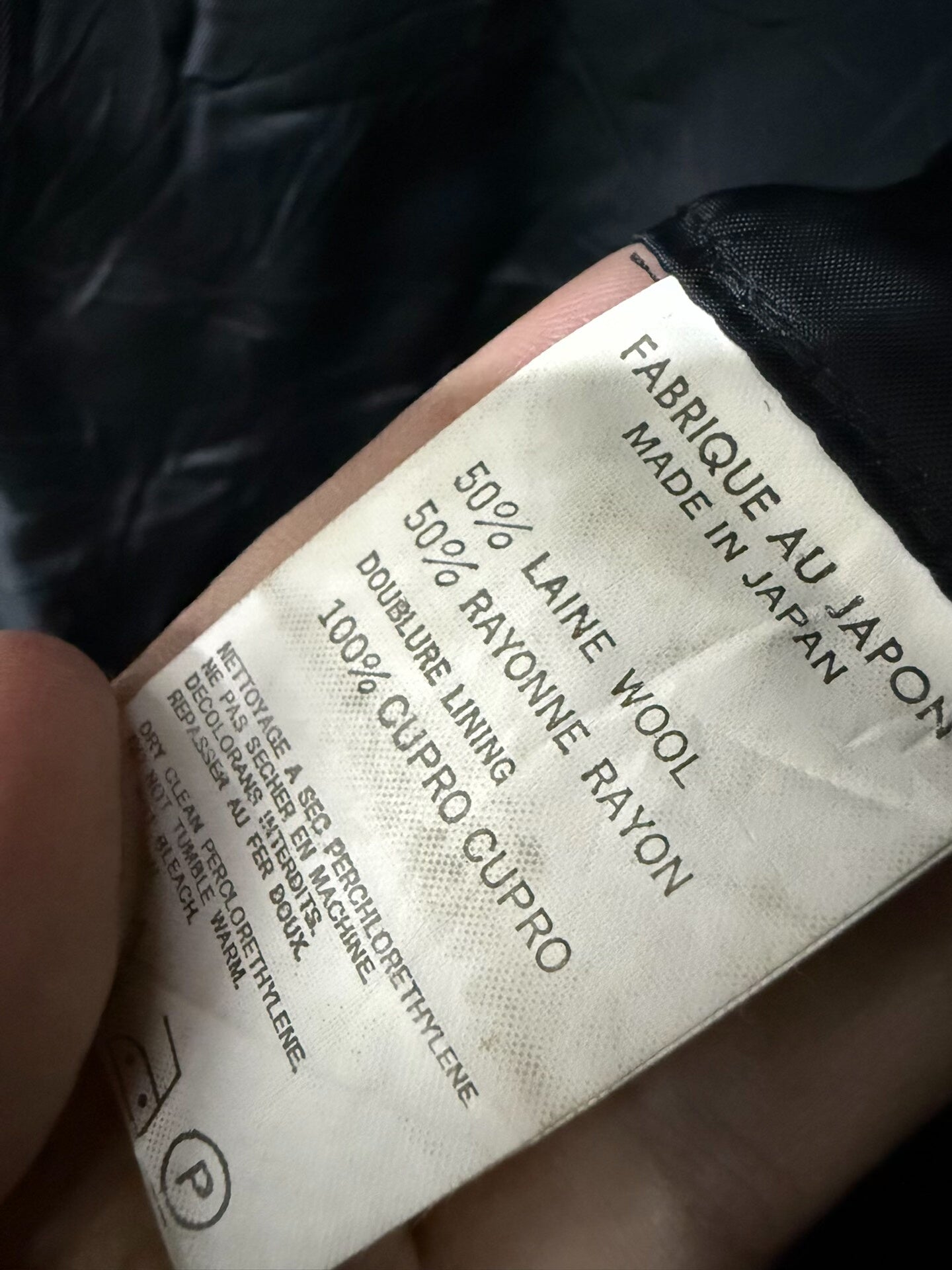 yohji yamamoto y's wool long jacket size L