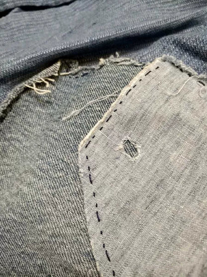 Greg Lauren Craftsmanship Denim Blazer