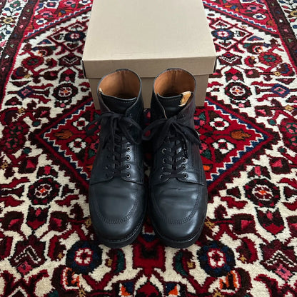 visvim nelson plain toe leather boots