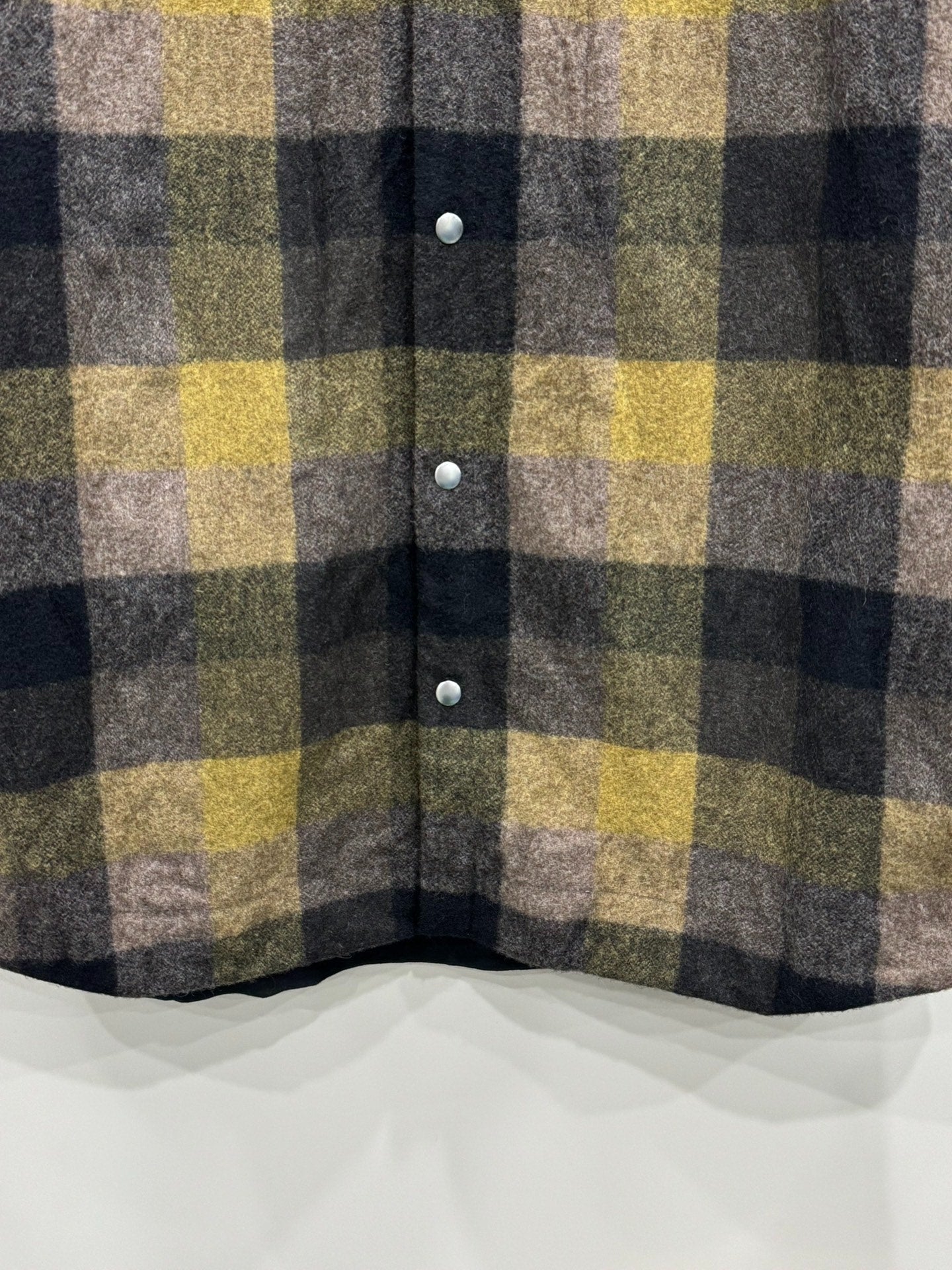 Rick Owens Cashmere Plaid Shirt