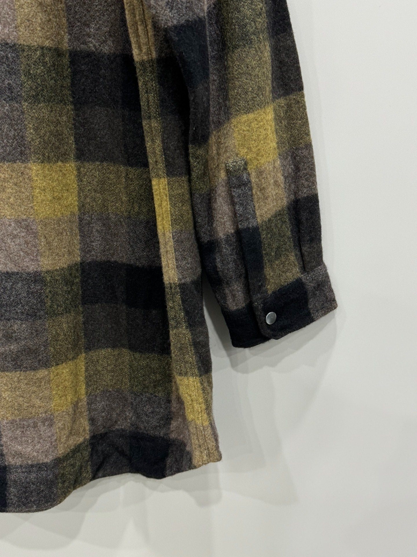 Rick Owens Cashmere Plaid Shirt