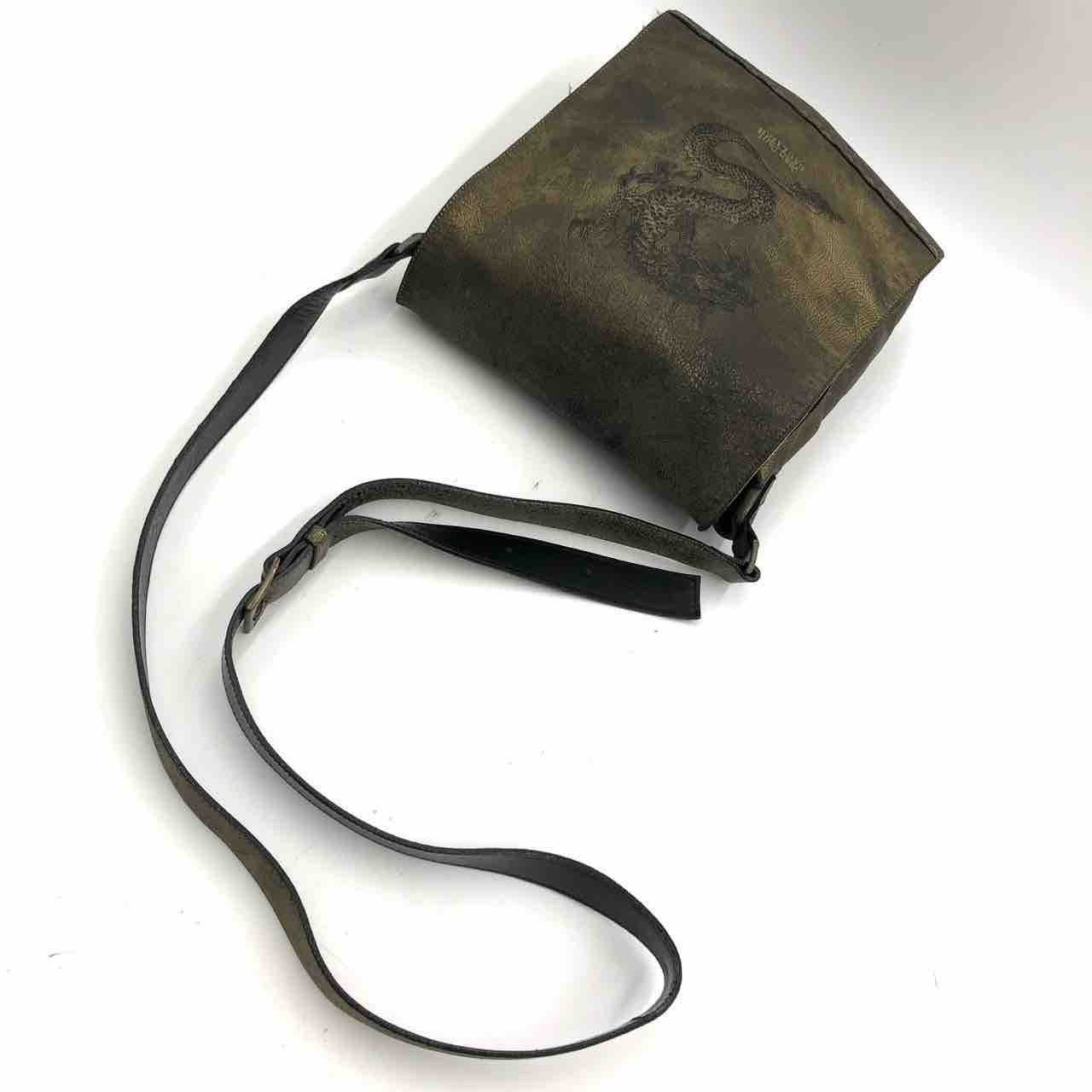Jean Paul Gaultier Dragon Pattern Metal Shoulder Bag