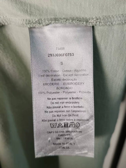 Dior Embroidered Logo Short Sleeve Shirt