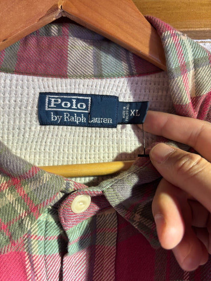 90s Ralph Lauren Double-Layer Plaid Shirt