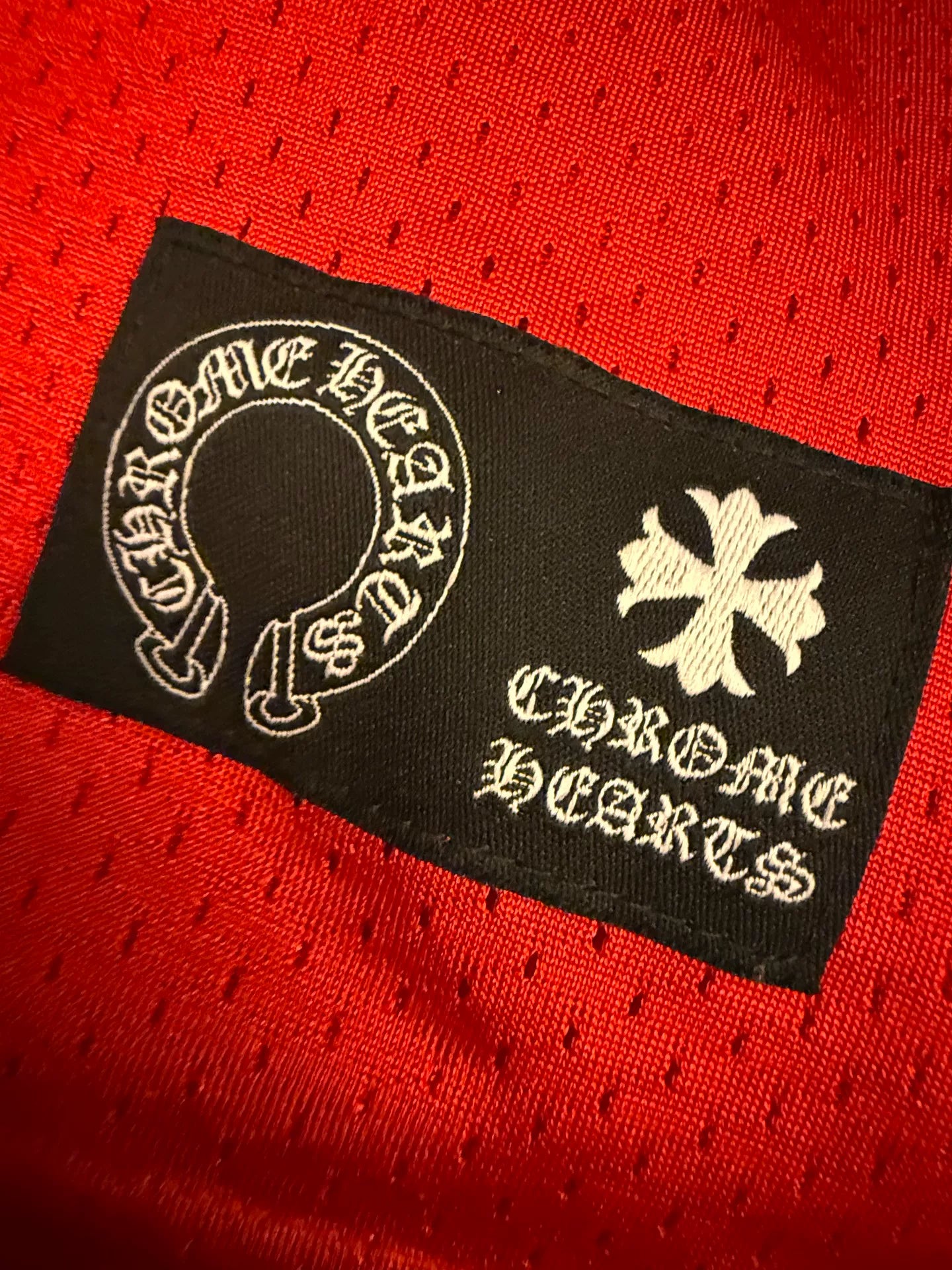 Chrome Hearts Red Graffiti Hockey Jersey