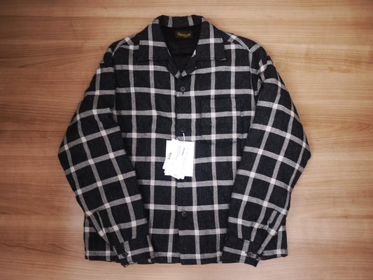 visvim motors club keesey check down jacket