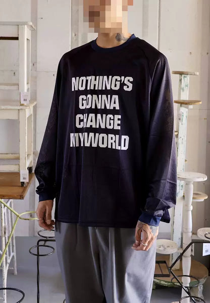 comfy quick dry outdoor mesh long sleeve tee