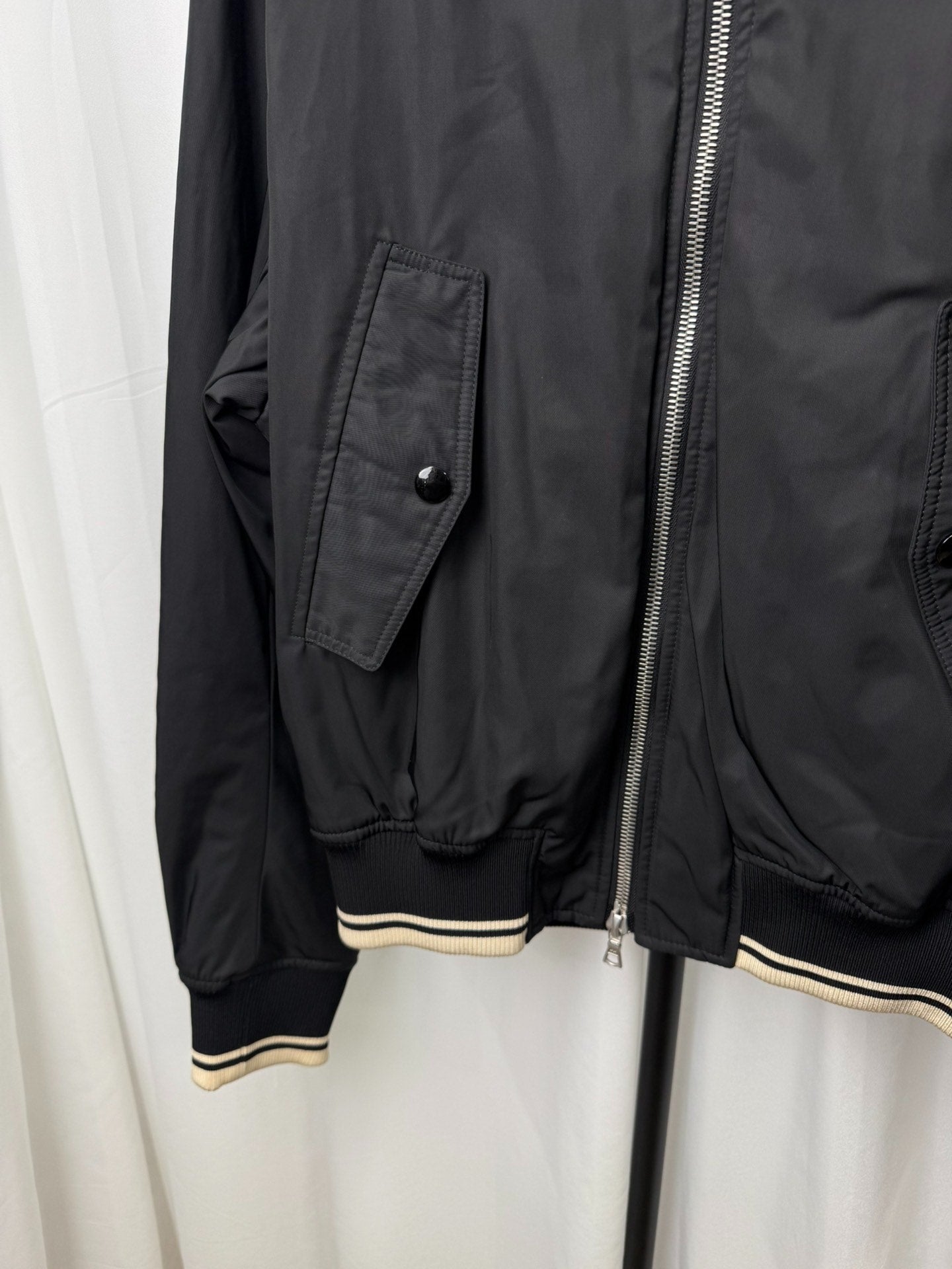Dries Van Noten Back Zip Bomber Jacket