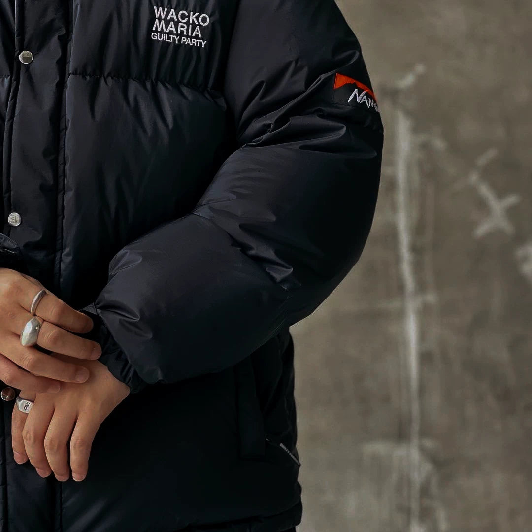wacko maria nanga down jacket black
