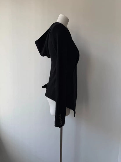 yohji yamamoto y's hooded wool jacket