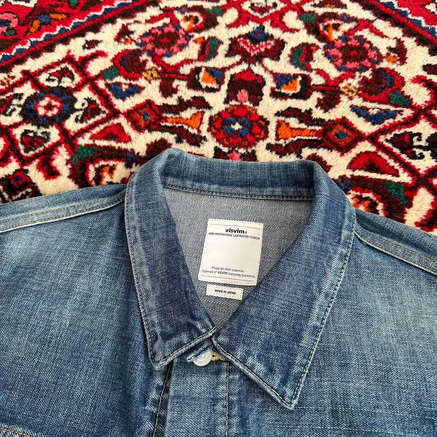 visvim denim jacket in perfect condition