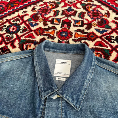 visvim denim jacket in perfect condition