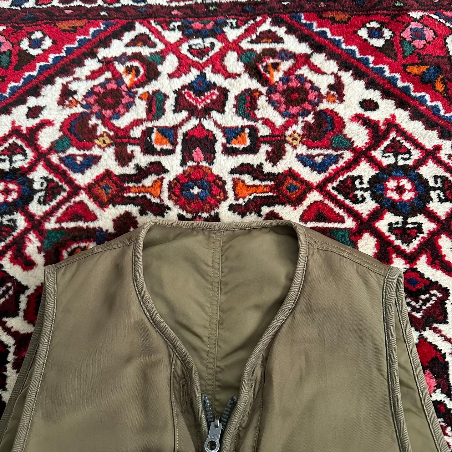 visvim iris liner vest in nylon