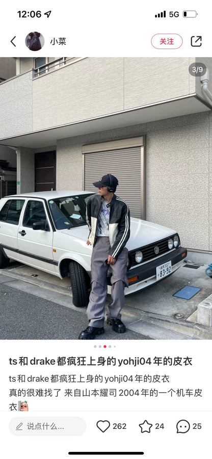 Yohji Yamamoto Leather Jacket AW04