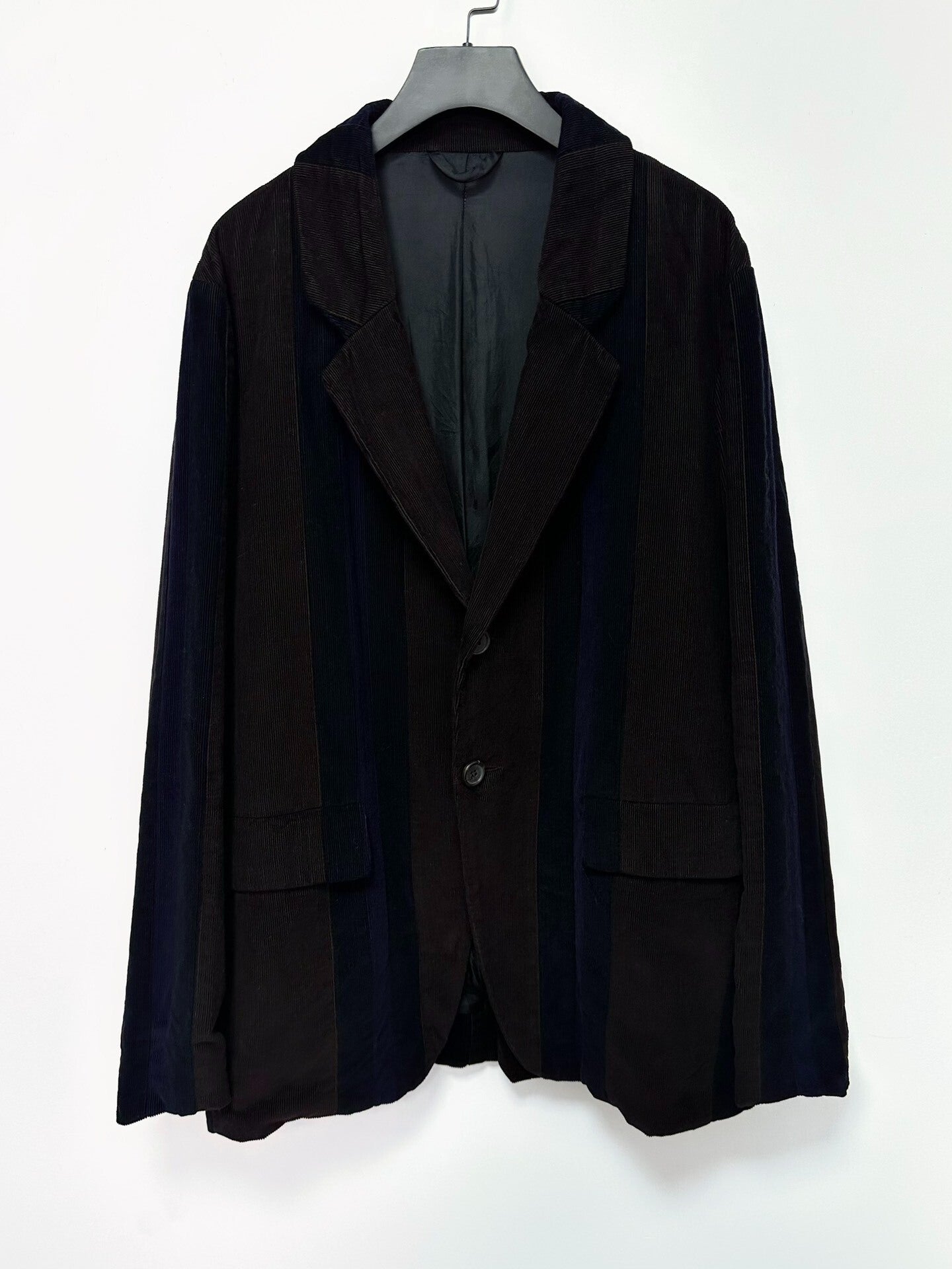 casey casey color-block corduroy blazer coat