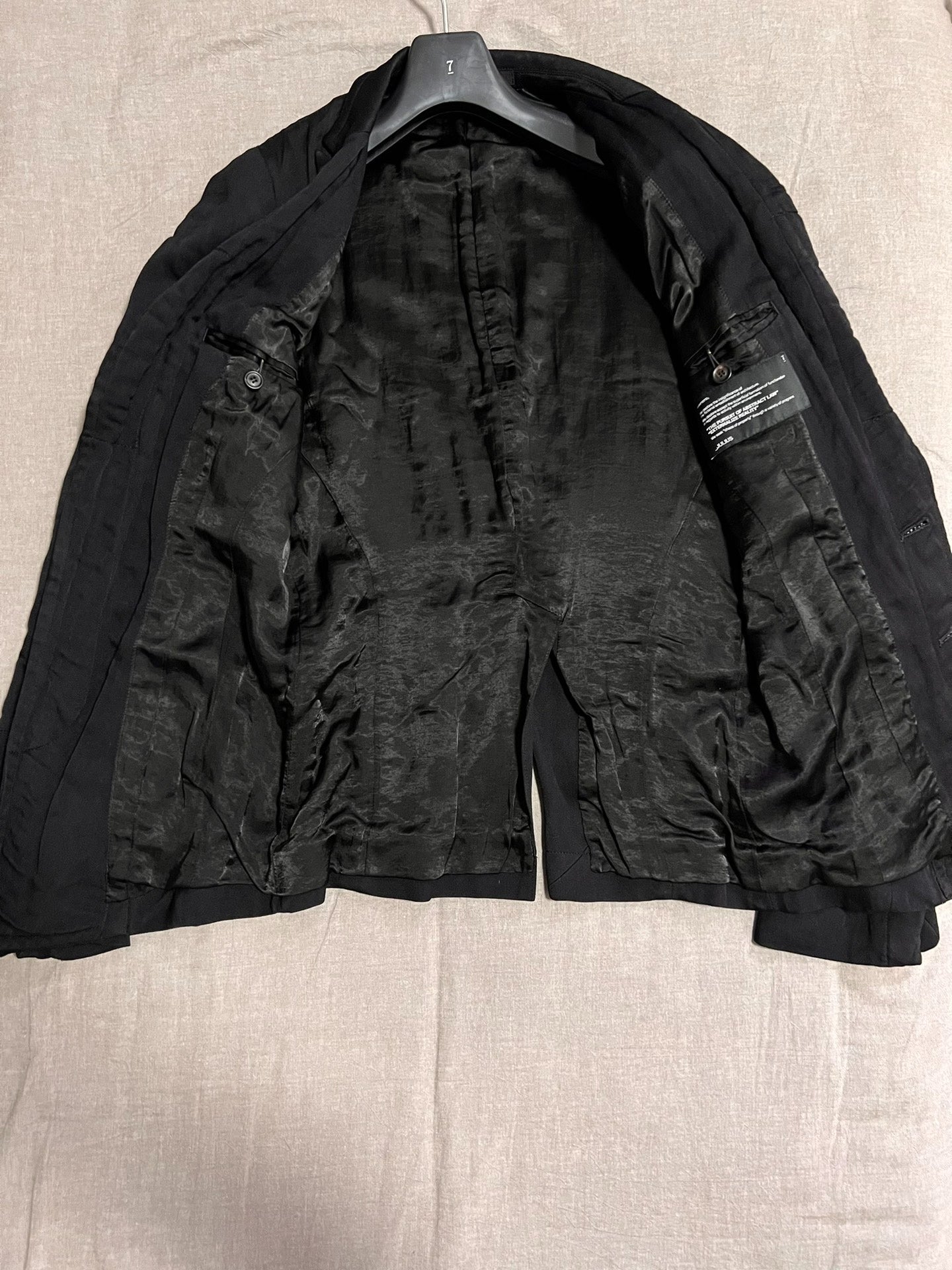 Casual Pleated Suit Jacket by Julius 7