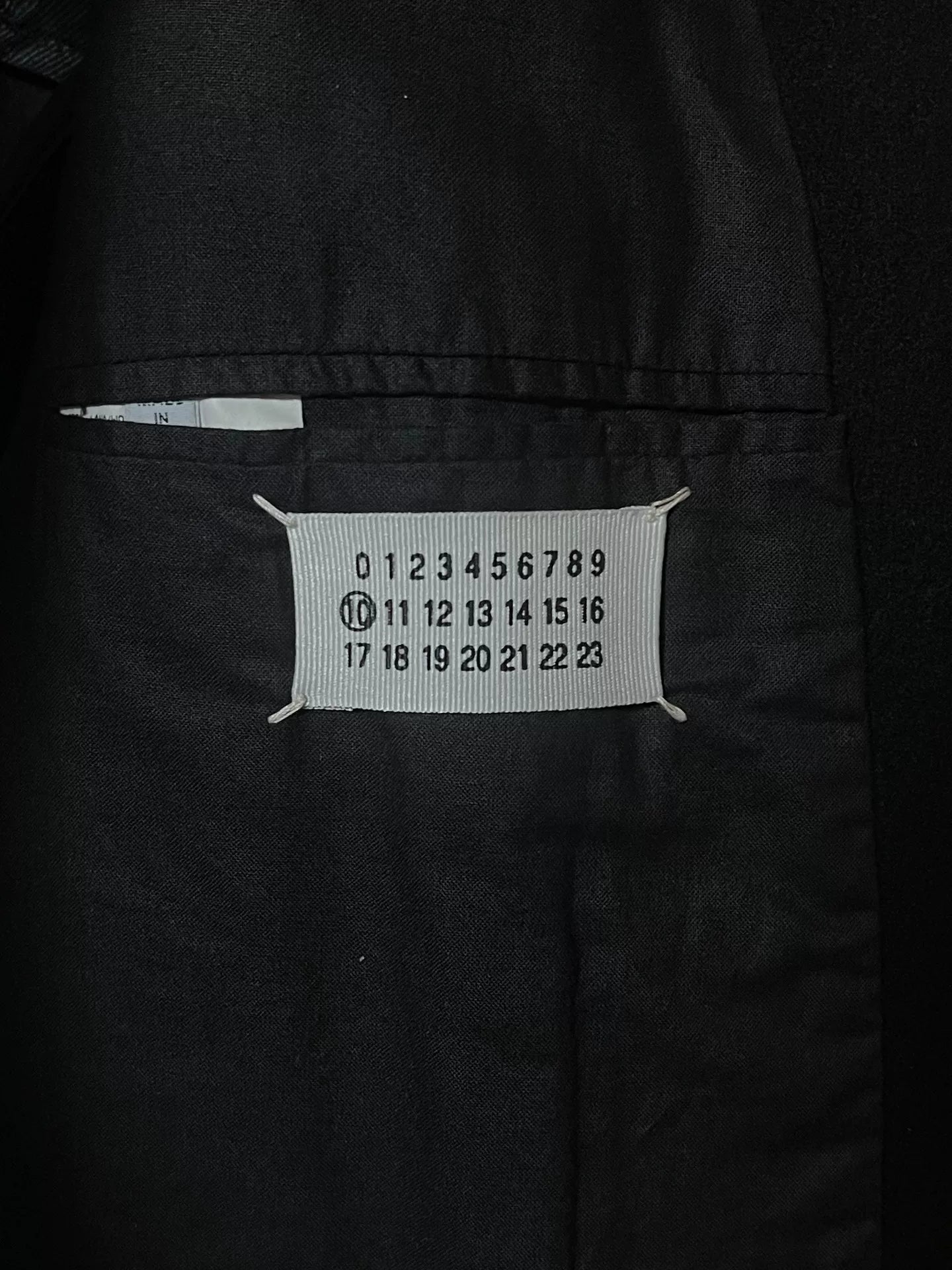 tailored wool coat by Maison Martin Margiela