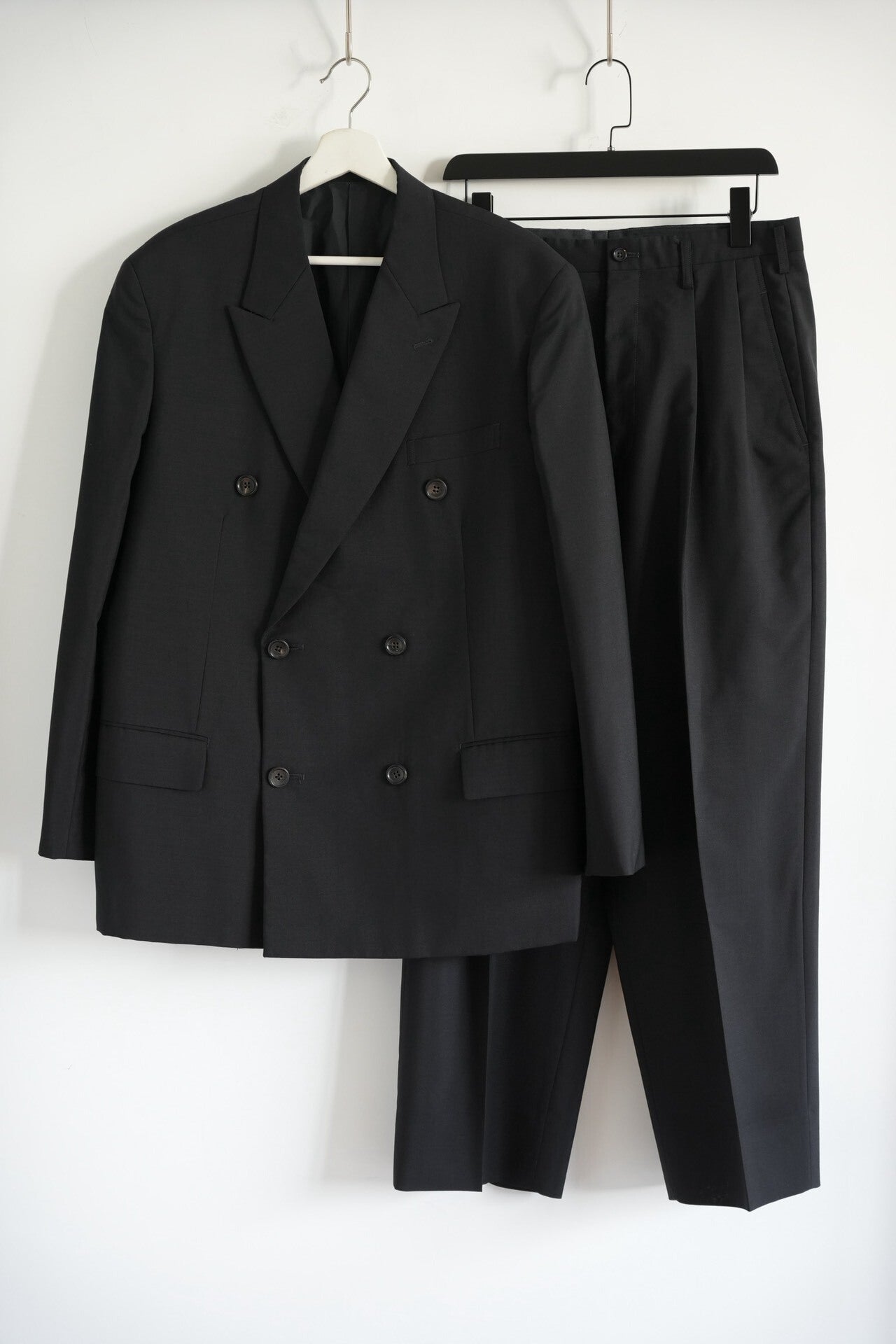 yohji yamamoto 90s double-breasted suit set