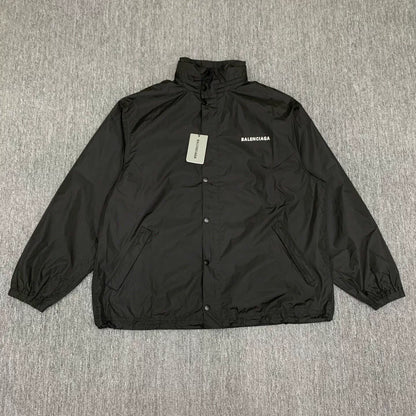 black nylon windbreaker jacket by Balenciaga