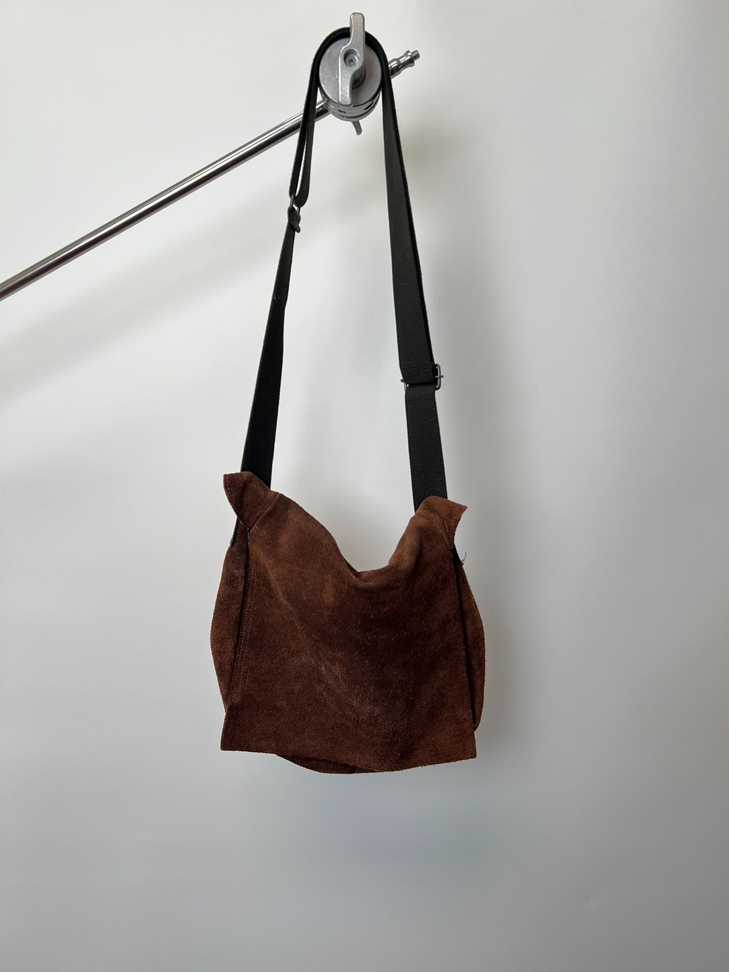 Yohji Yamamoto Suede Crossbody Bag