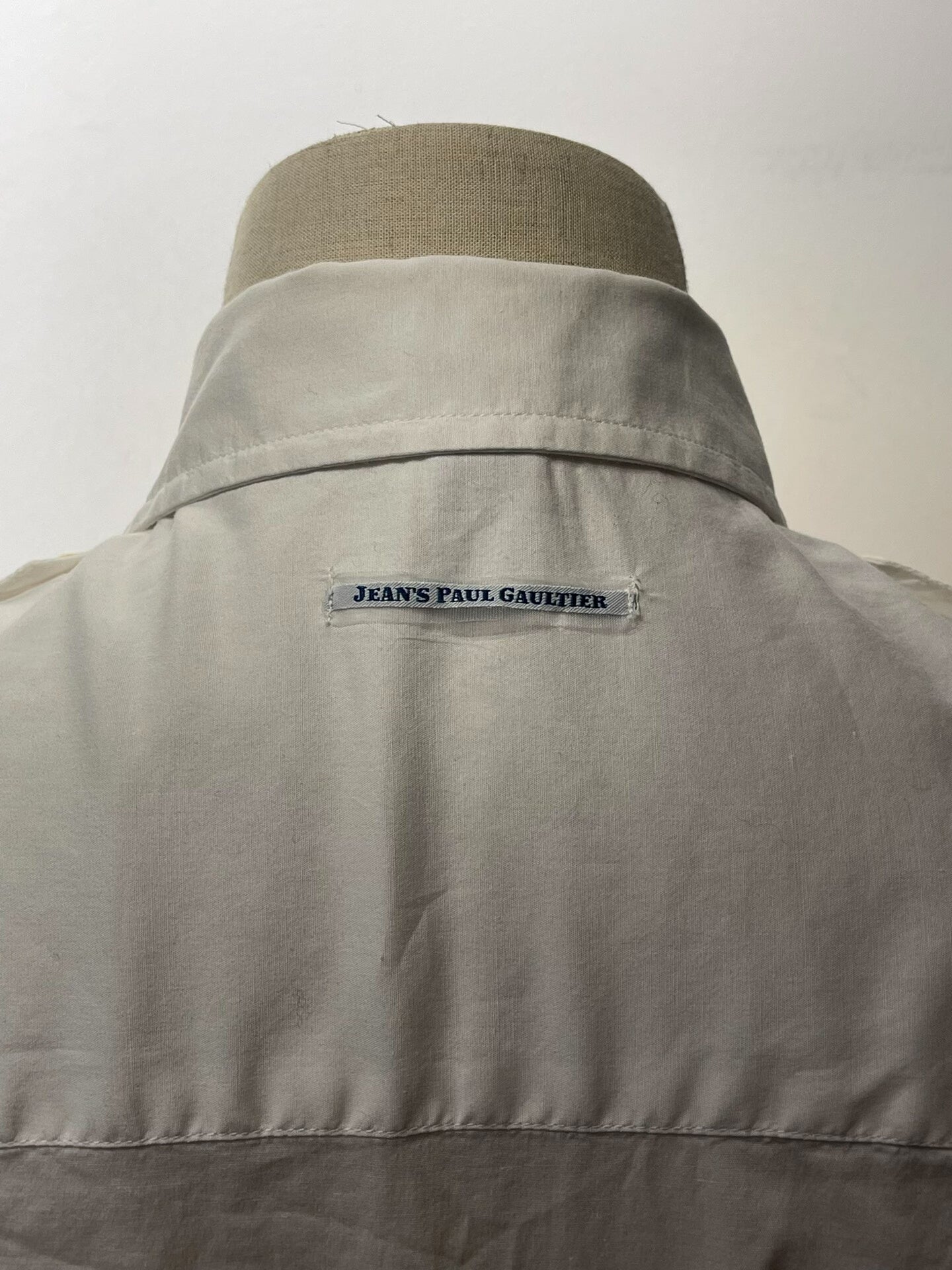 Jean Paul Gaultier Military Style White Shirt