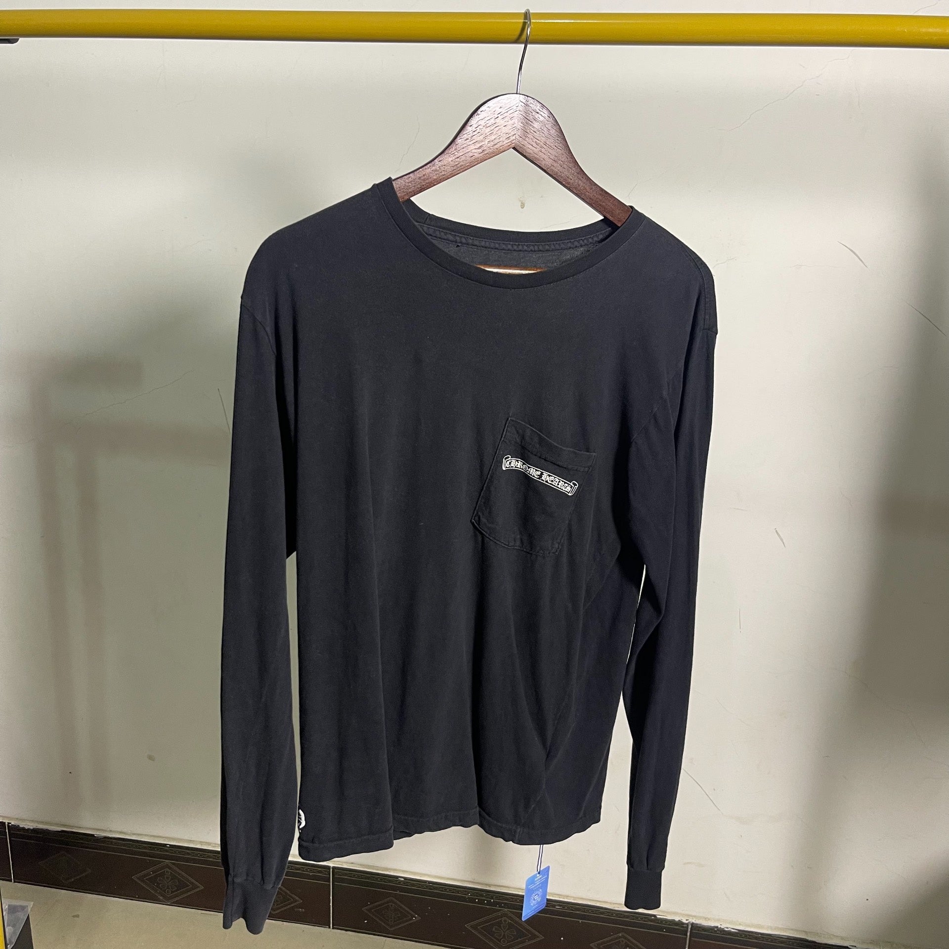 Chrome Hearts Black Long Sleeve Cross Print