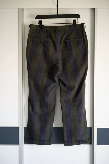 Yohji Yamamoto Wool Plaid Trousers
