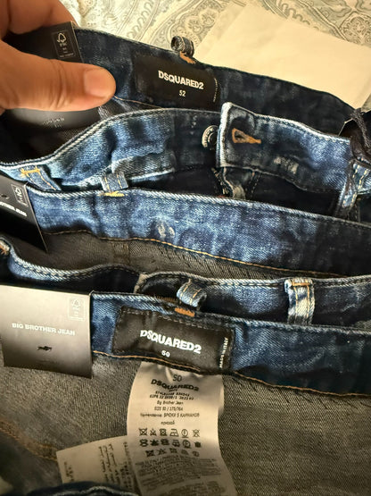 dsquared2 big brother distressed denim pants