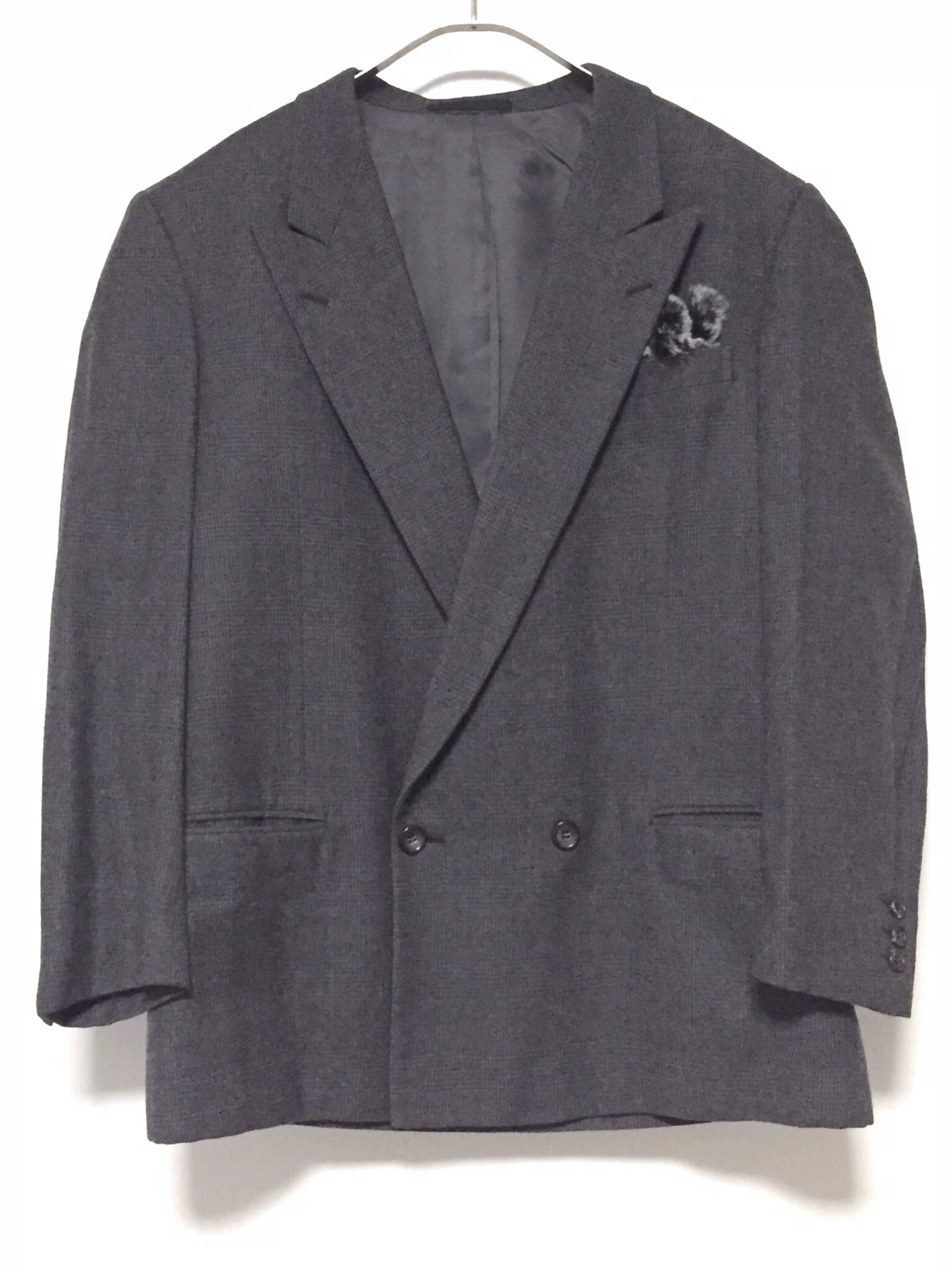 COMME des GARCONS Homme Deux Gray Wool Blazer