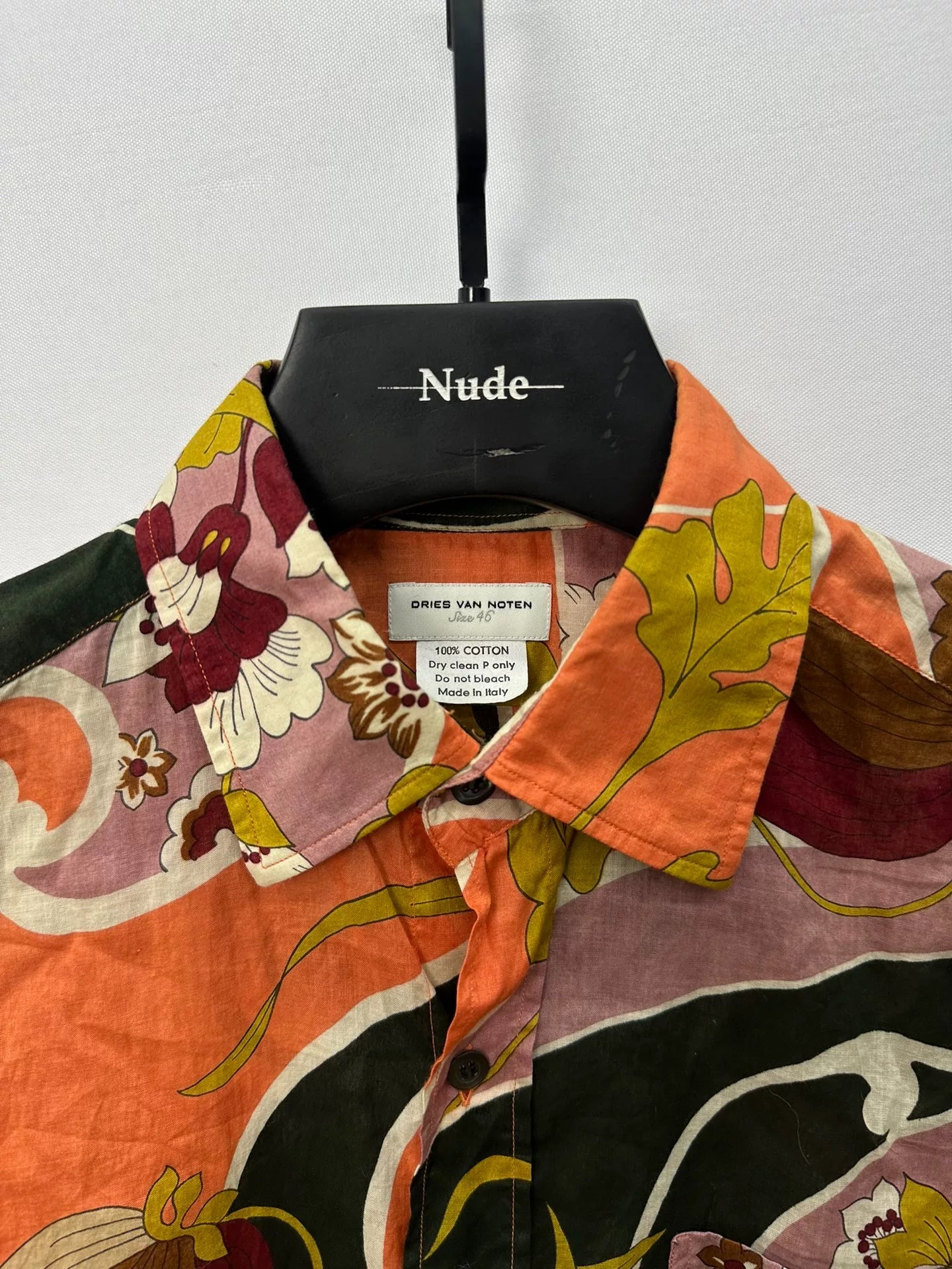 Dries Van Noten Floral Short-Sleeve Shirt