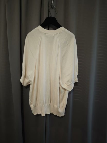 Yohji Yamamoto Y's V-Neck Knit Short Sleeve