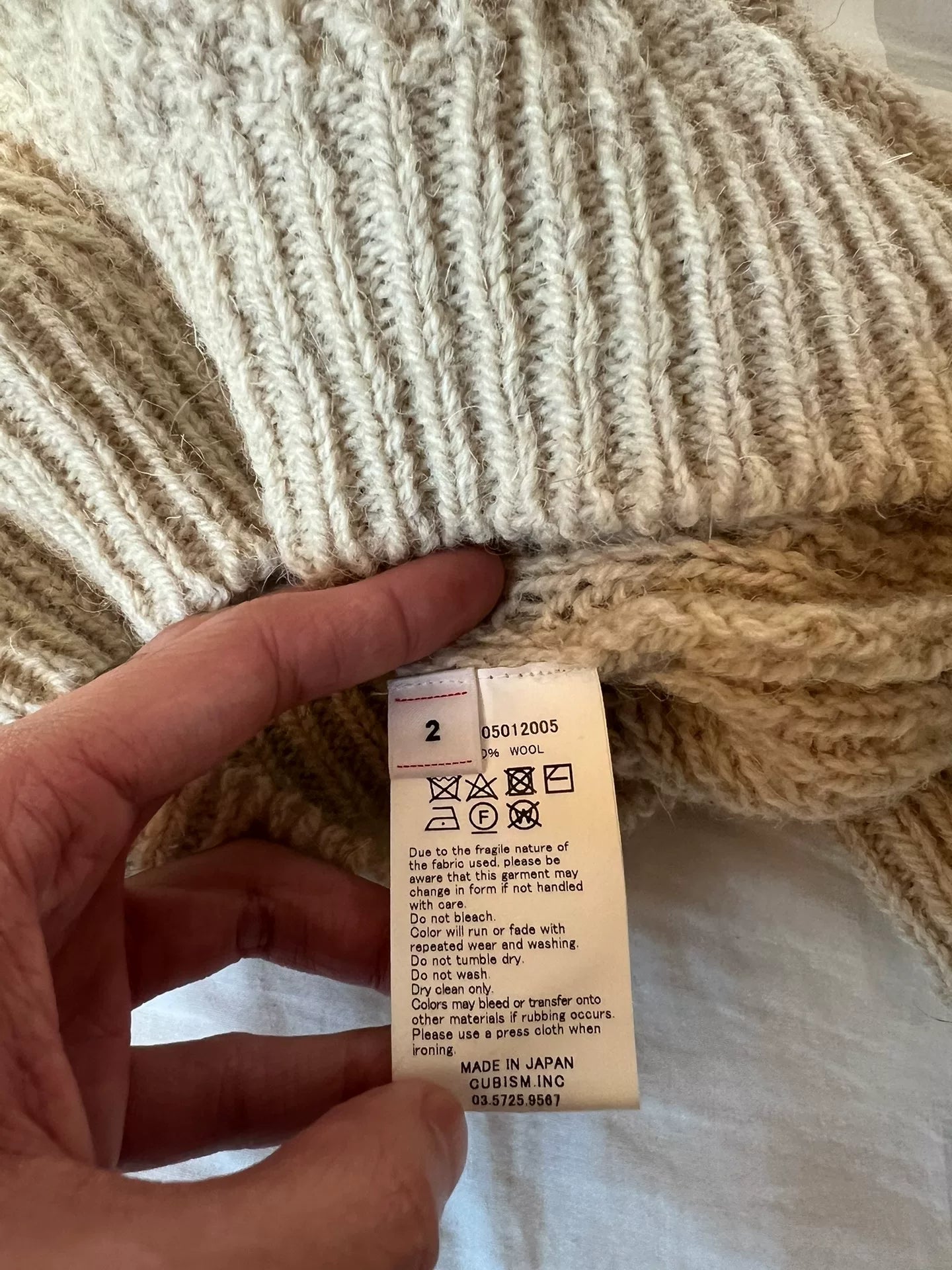 VISVIM 20AW BOLLARD CREW KNIT