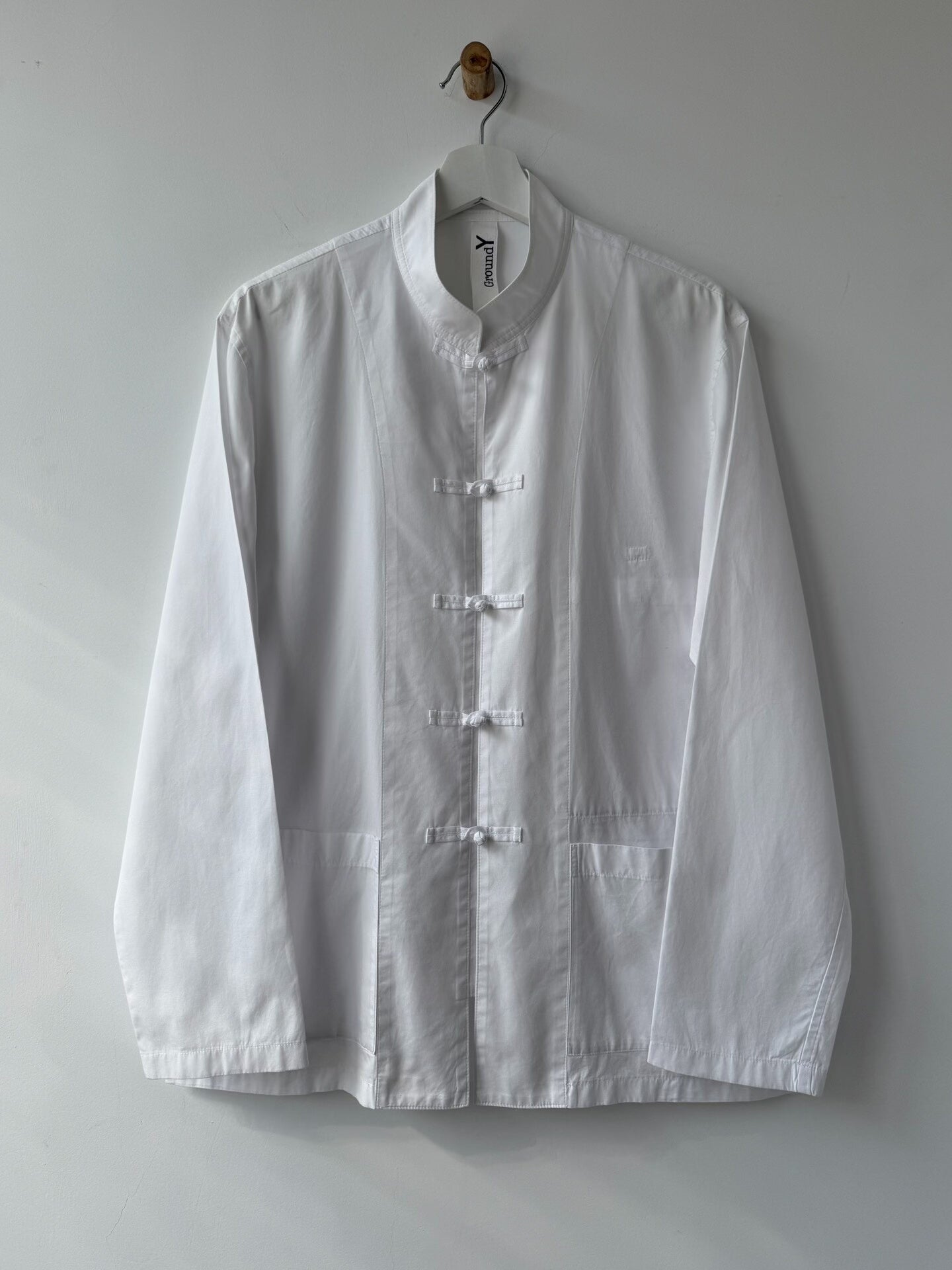 Yohji Yamamoto White Button-Up Shirt